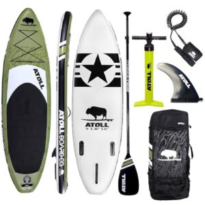 Atoll Inflatable Paddle Board with B00YI1F92Q