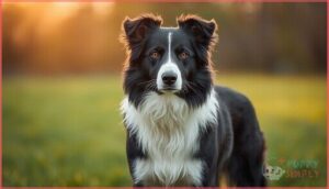 black and white border collies black and white border collies