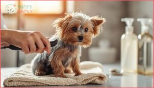 brushing before bathing to prevent matting brushing before bathing to prevent matting