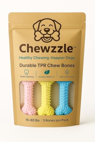 Chewzzle™ TPR Dog Chew Bones,