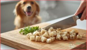 cutting oysters into bite-sized pieces cutting oysters into bite-sized pieces