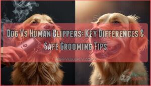 difference between dog and human clippers