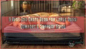 dog crate beds for large dogs