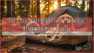 dog crate beds for outdoor use