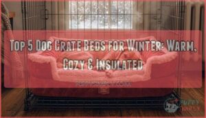 dog crate beds for winter