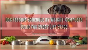 dog feeding schedule by weight dog feeding schedule by weight