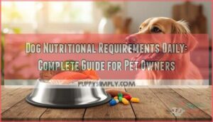 dog nutritional requirements daily