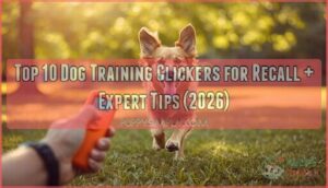 dog training clickers for recall training