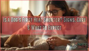 dogs first heat shorter dogs first heat shorter