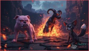 generation 2: snubbull, houndour, houndoom, smeargle generation 2: snubbull, houndour, houndoom, smeargle