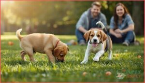 guiding safe off-leash puppy play guiding safe off-leash puppy play