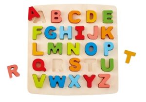 Hape Alphabet Blocks Wooden Learning B072K2QZZ3