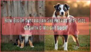 how big do australian shepherds get how big do australian shepherds get
