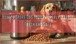 how to store dog food properly