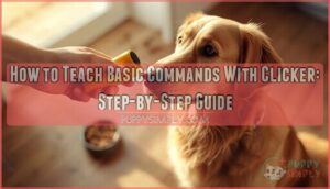 how to teach basic commands with clicker