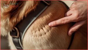 indentations or deep marks indentations or deep marks