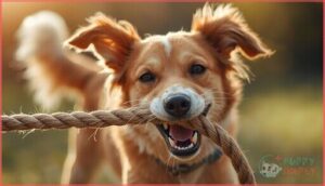 is growling during tug normal is growling during tug normal