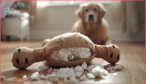 loose squeakers or stuffing loose squeakers or stuffing