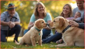 meeting new people and animals meeting new people and animals