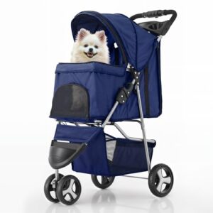 MoNiBloom 3 Wheels Pet Stroller, B0C85D7H92