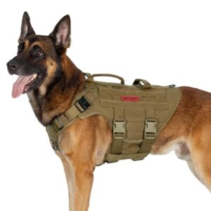 OneTigris Large Tactical Dog Harness, B08KY27YMX