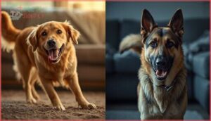 playful versus defensive postures playful versus defensive postures