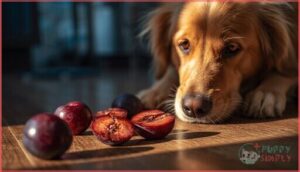 plum pits: dangers for dogs plum pits: dangers for dogs