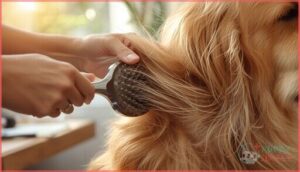 pre-bath brushing and detangling pre-bath brushing and detangling