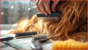 pre-bath brushing to remove debris pre-bath brushing to remove debris