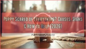 puppy scared of everything