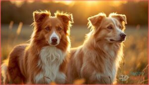 red and gold border collies red and gold border collies