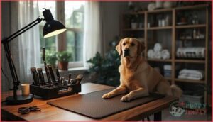 setting up a safe grooming area setting up a safe grooming area