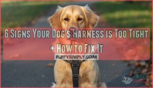 signs harness is too tight on dog signs harness is too tight on dog