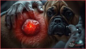 signs of rupture or infection signs of rupture or infection