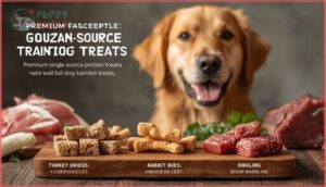 single-source proteins (e.g., turkey, rabbit, bison) single-source proteins (e.g., turkey, rabbit, bison)