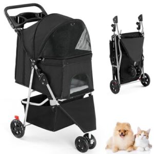Smug 3 Wheels Pet Stroller, B0FL21JS49