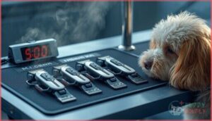 taking breaks and rotating blades taking breaks and rotating blades