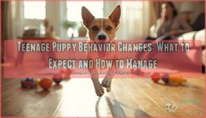 teenage puppy behavior changes