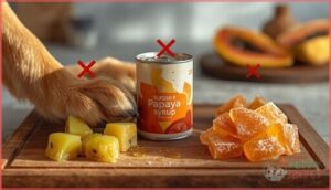 unsafe forms of papaya for dogs unsafe forms of papaya for dogs