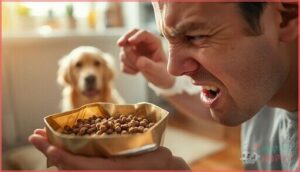 unusual or rancid odor unusual or rancid odor