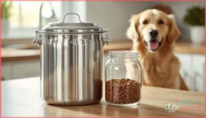 using airtight metal or glass containers using airtight metal or glass containers