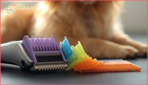 using clipper guide combs with blades using clipper guide combs with blades