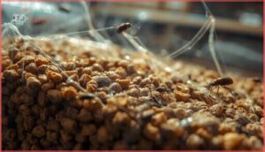 visible insects or infestation visible insects or infestation