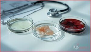 watery, mucous, and bloody stools watery, mucous, and bloody stools