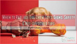 when to replace dog chew toys