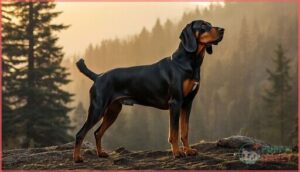 black and tan coonhound black and tan coonhound