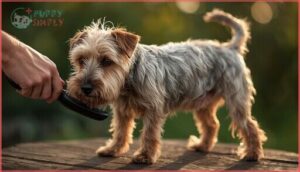 brushing in the direction of hair growth brushing in the direction of hair growth