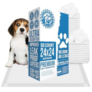 Bulldogology 50 Count Dog Puppy Pads B01I43BPHG