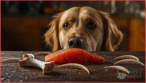 can dogs eat salmon bones safely can dogs eat salmon bones safely