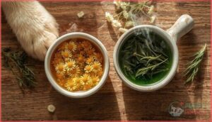 chamomile and green tea soaks chamomile and green tea soaks